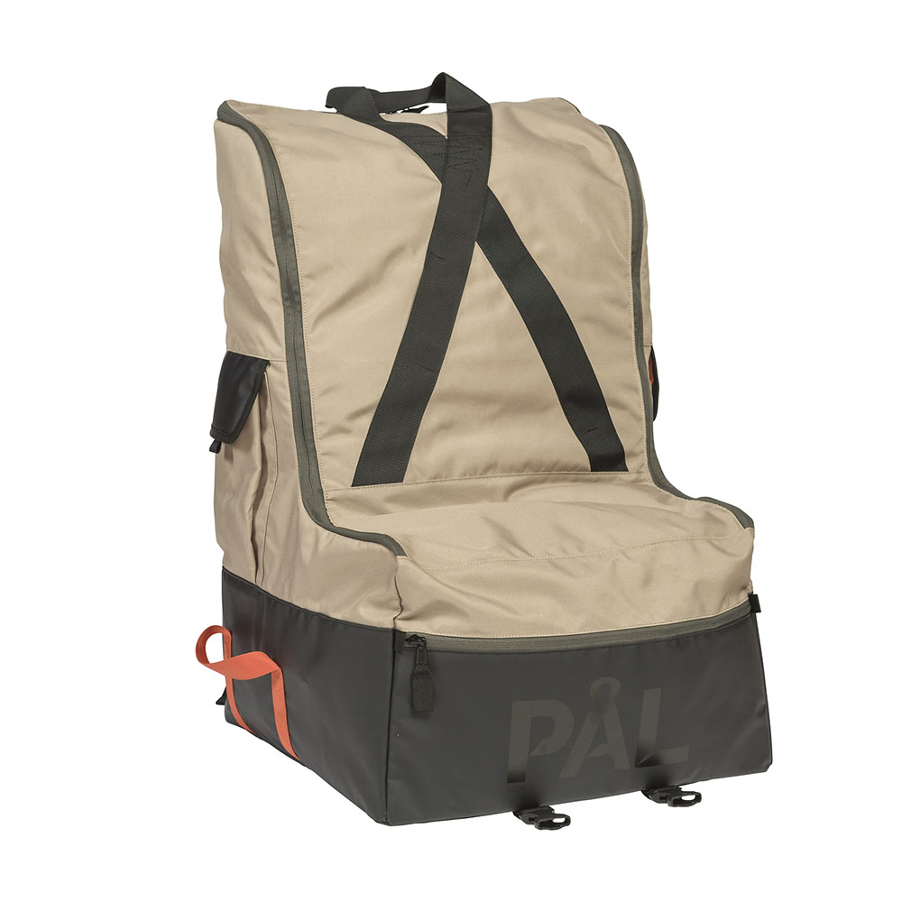 The big bag that you attach to the car seat