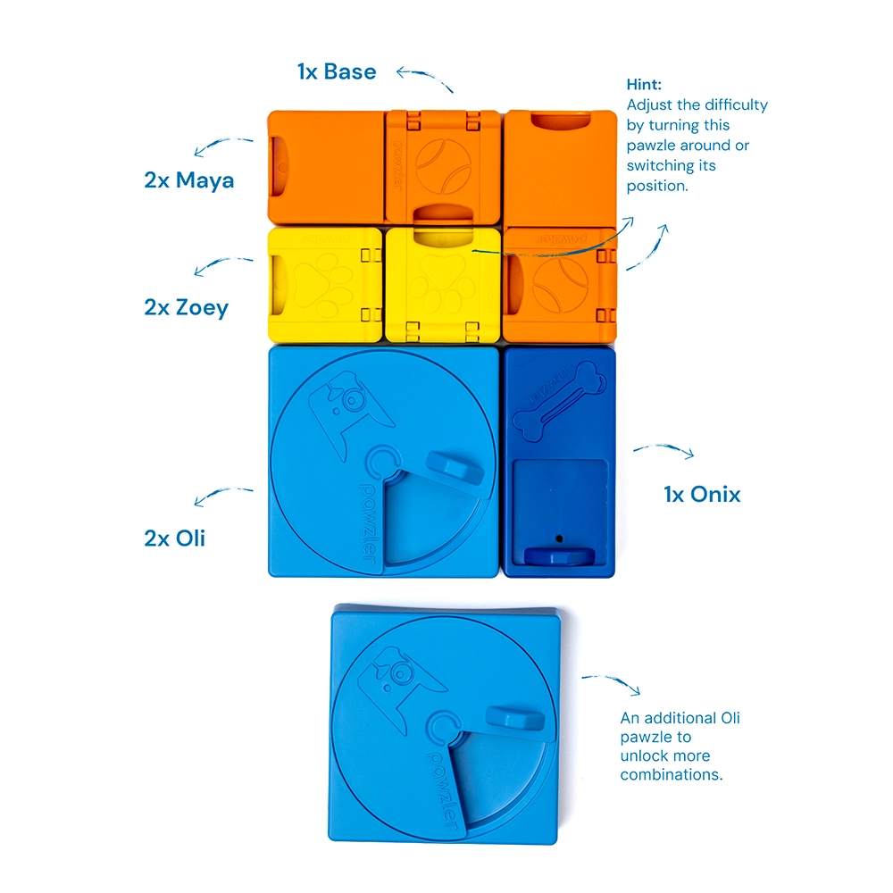 Pawzler rainbow set - 3