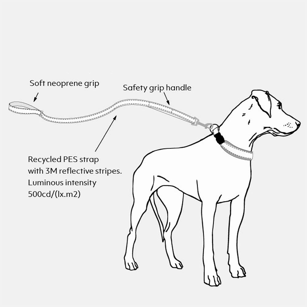 Hurtta Casual eco koppel Mjuk hundkoppel