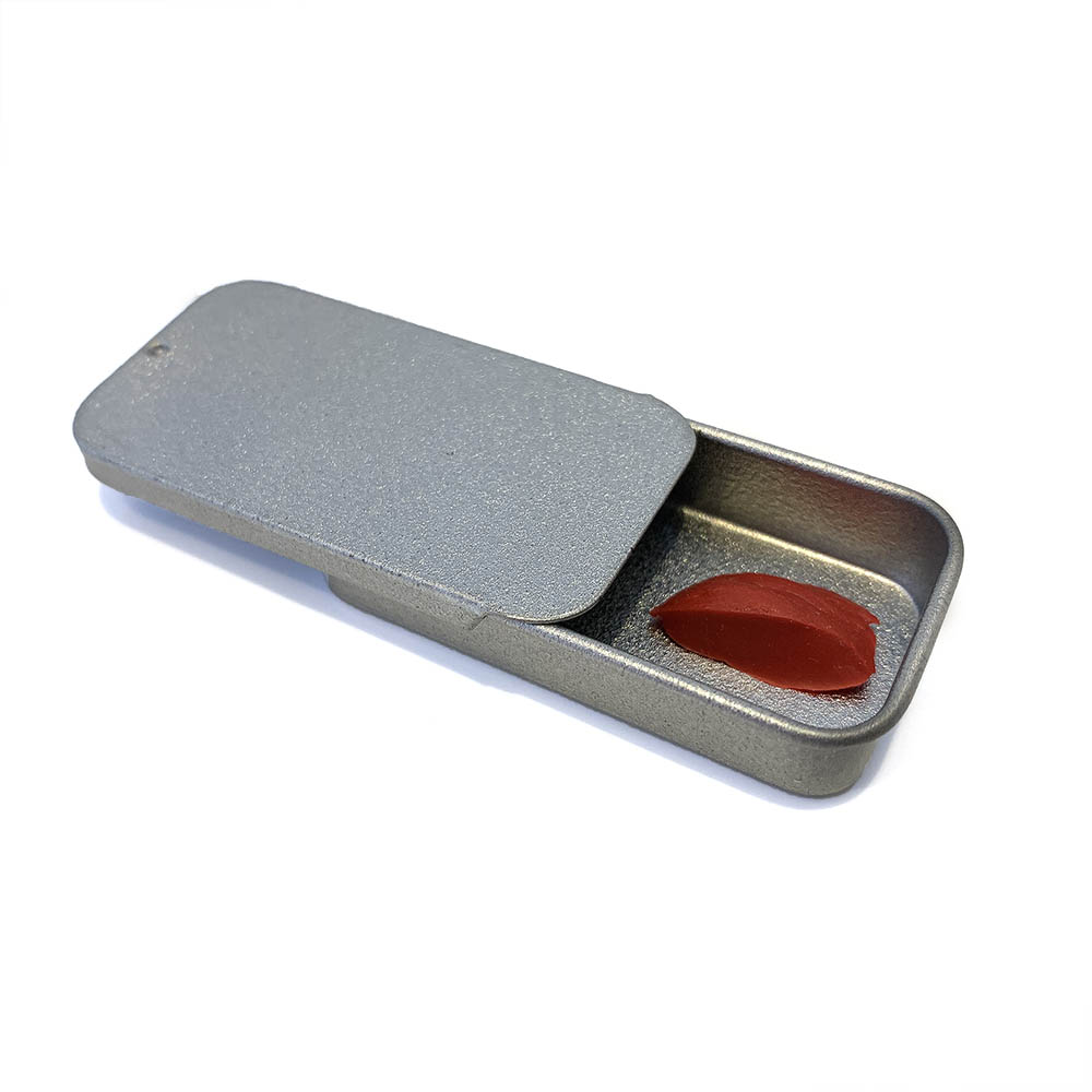 Aluminium box med skjut lock till nose work och kong