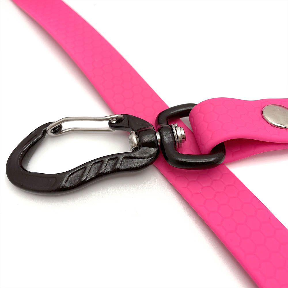 Mjukt och rosa hundkoppel hexa biathane