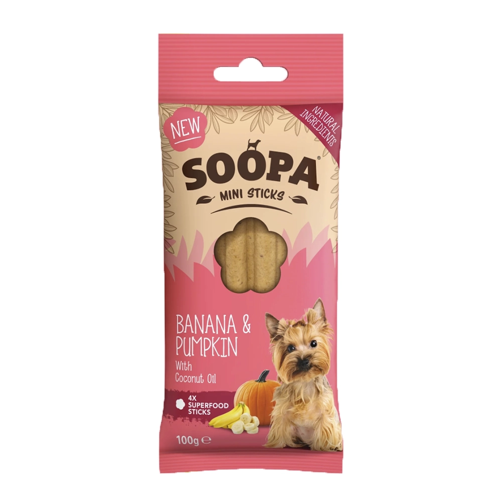 Soopa mini sticks - små tuggpinnar till hund dentastix