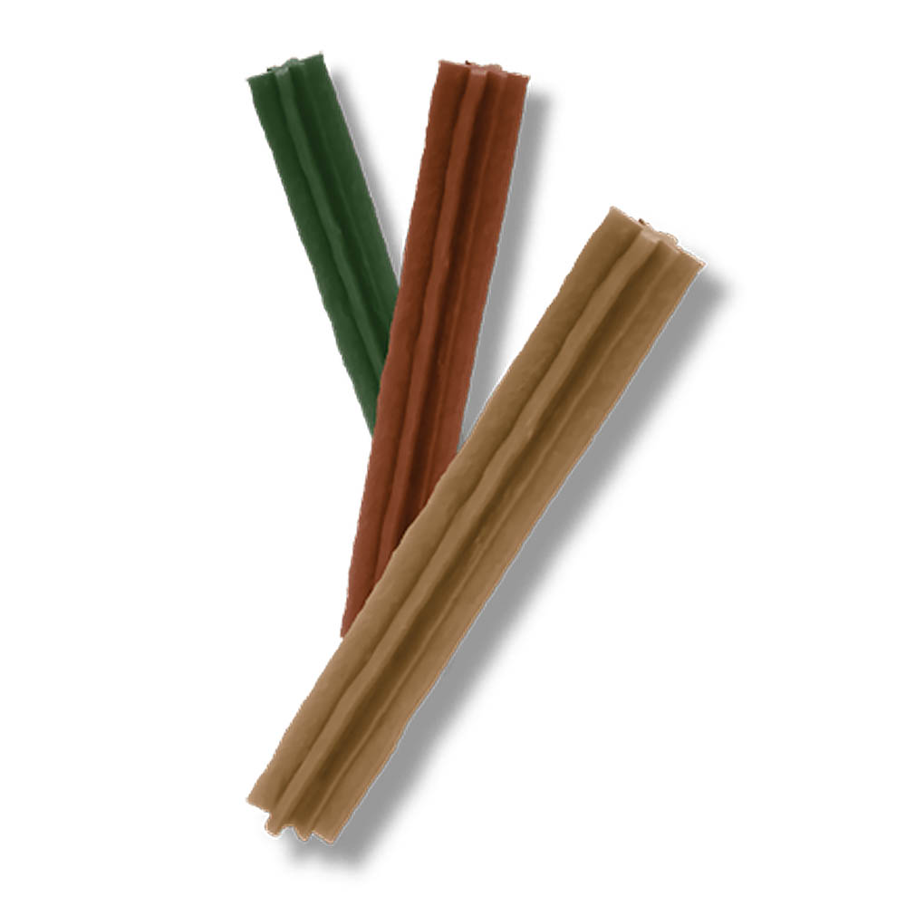 Whimzees dental sticks cleans the dog tooth