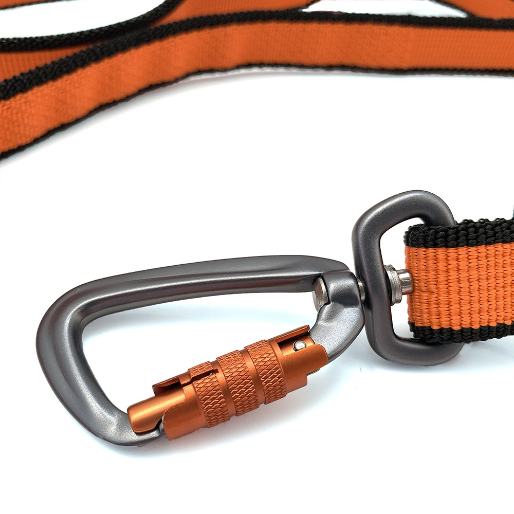 Comfortable bungee expander for canicross and skijoring