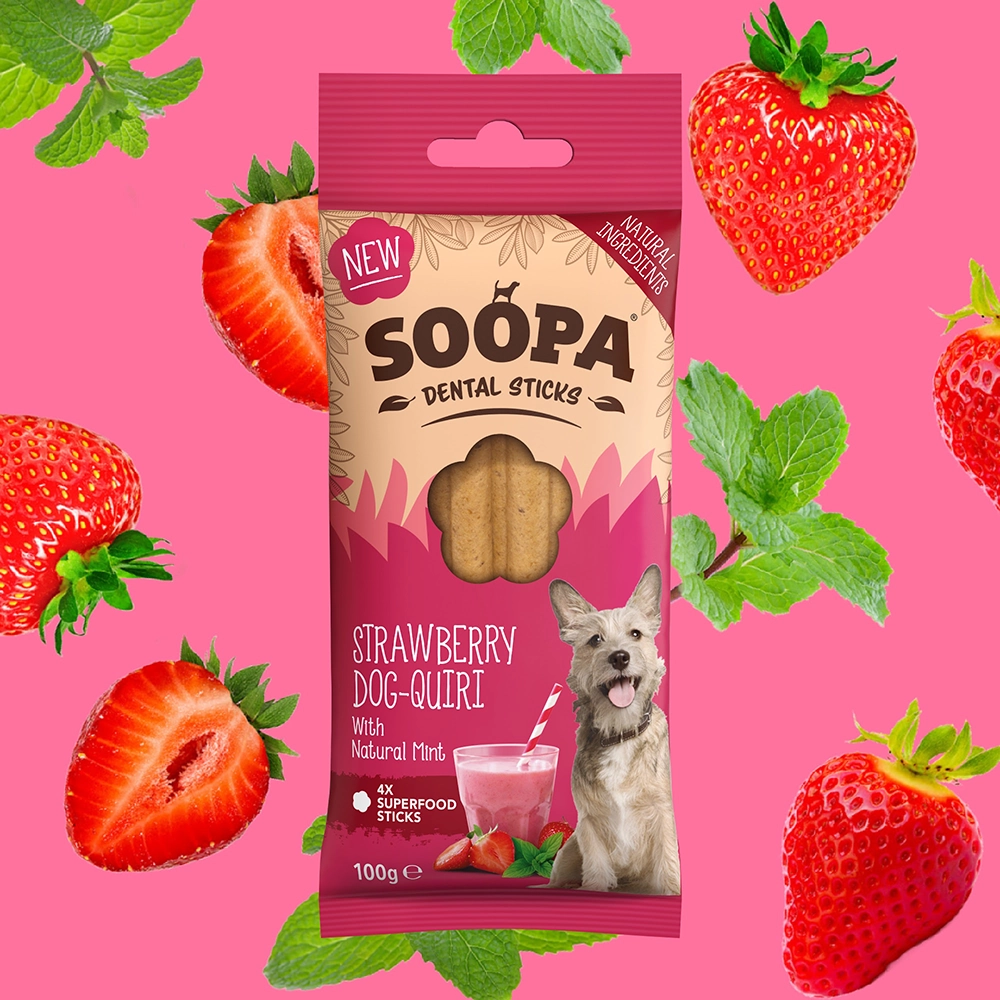 Soopa dental sticks - vegetariska tuggpinnar - 12