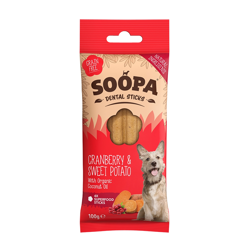 Soopa dental sticks - vegetariska tuggpinnar - 4