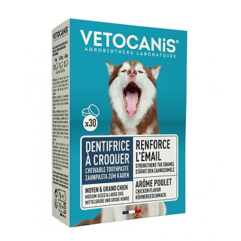 Vetocanis tandkrämstuggtabletter till hund och katt