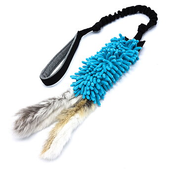 Kampleksak till hund med fårskinn och mikrofiber