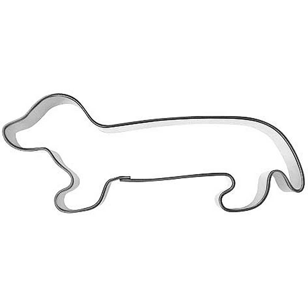 Gingerbread mold of a dachshund