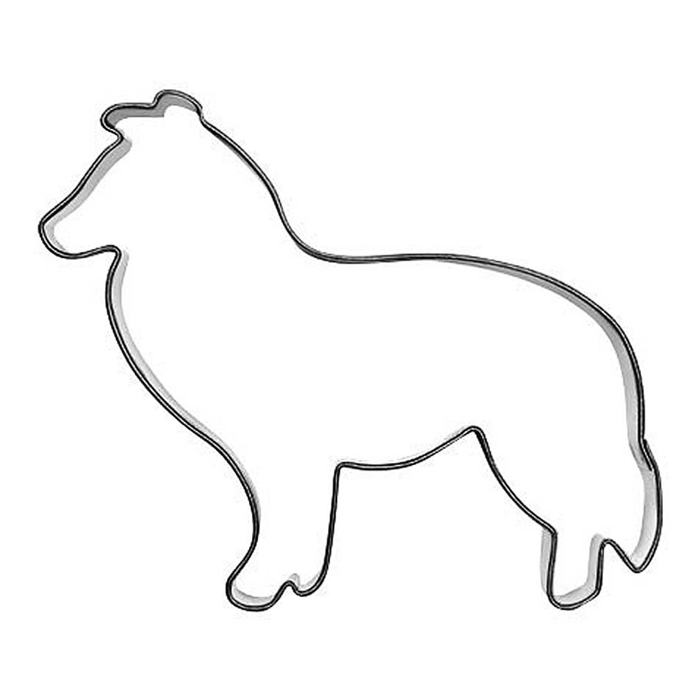 Gingerbread mold collie