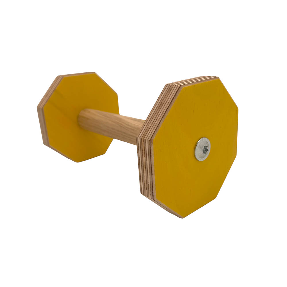 Grön limegrön pastellgrön apportbock av trä