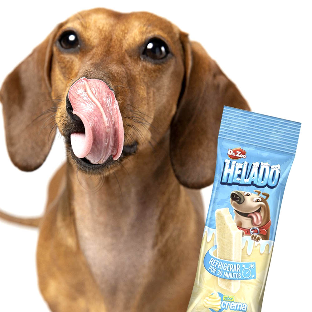 Hundglass redo att ätas direkt 30 min i frys