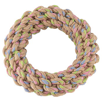 Beco hemp rope ring dog toy