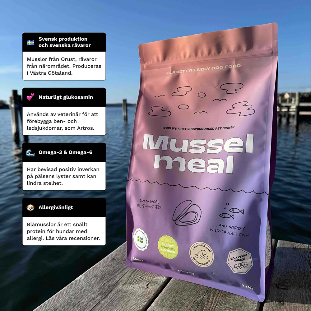 Glufs musselmeal - dog food - 3