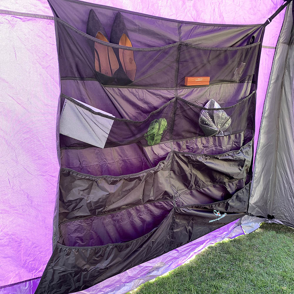 Organizer to dog show tent