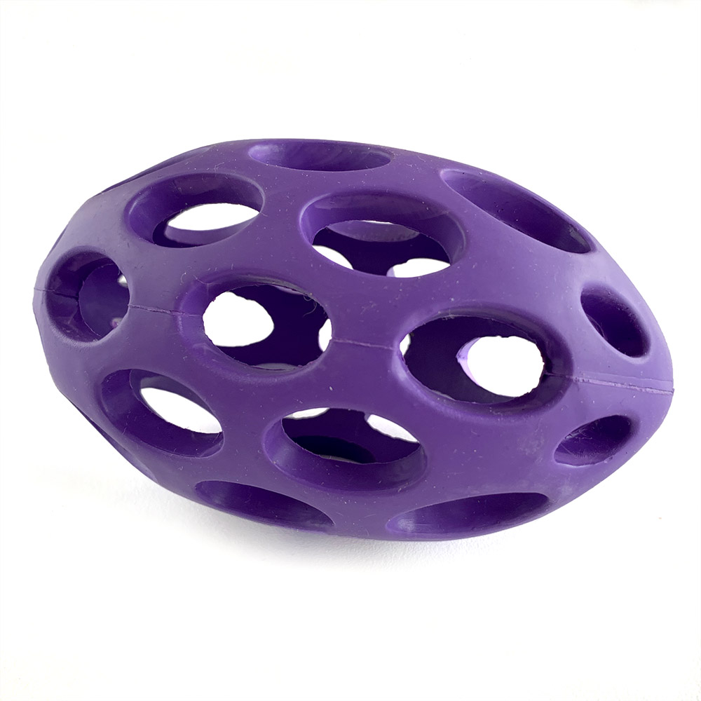 American football hol-ee roller for the dog