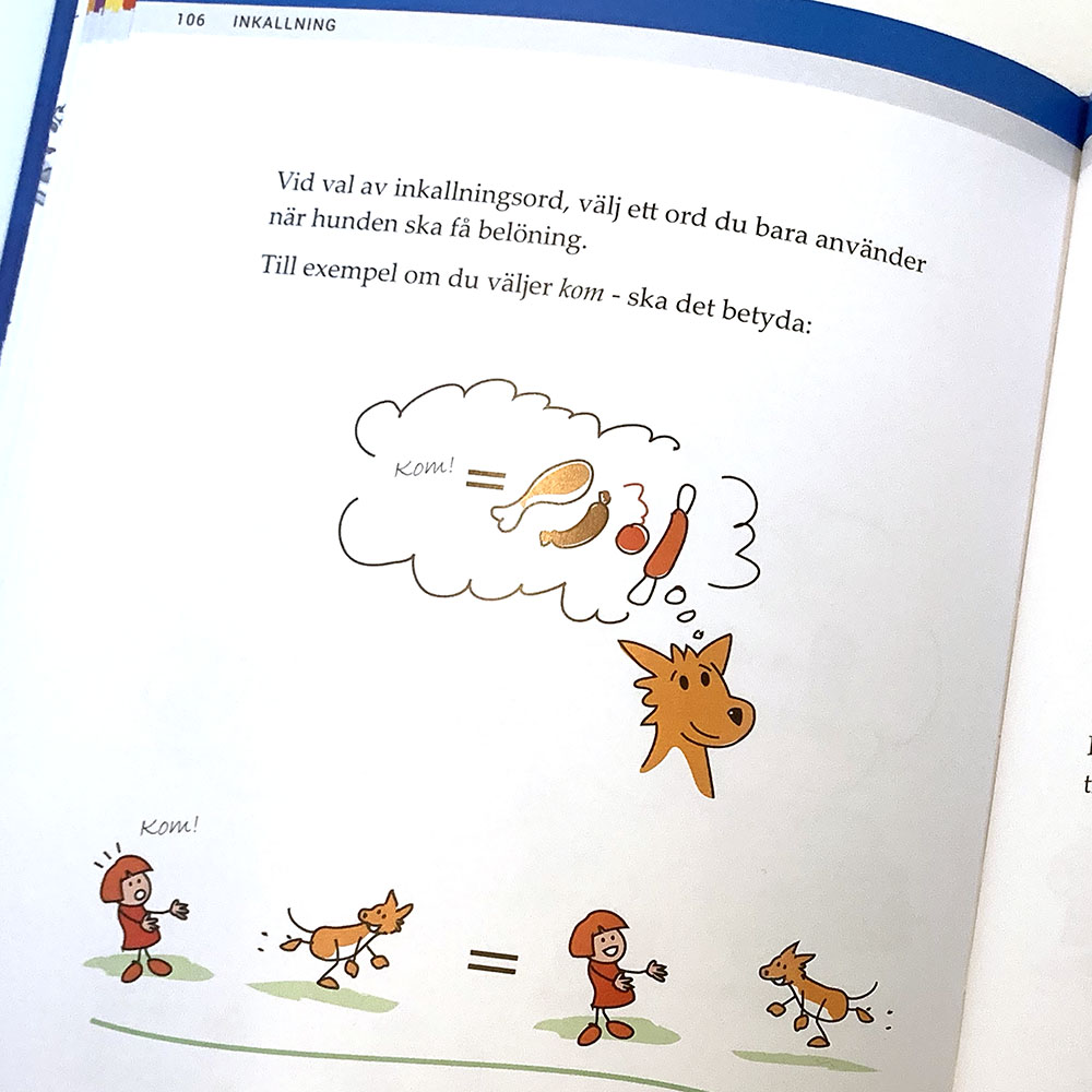 Populär bok till hundkursen