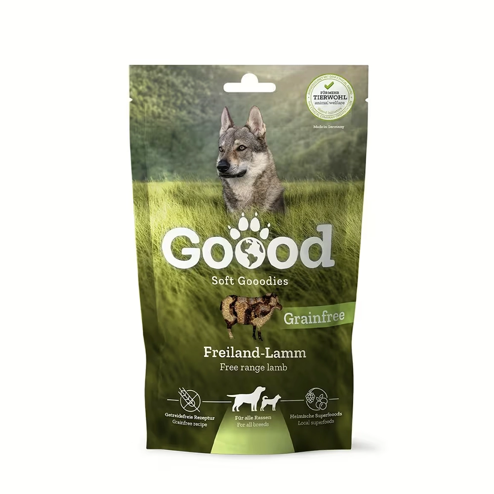 Goood soft dog treats lamb