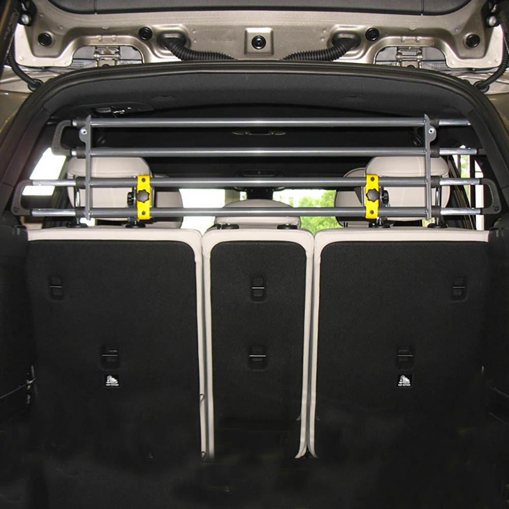 Krocktestat lastgaller Toyota RAV4 och Hyundai Grand Santa Fe och Volkswagen Caddy