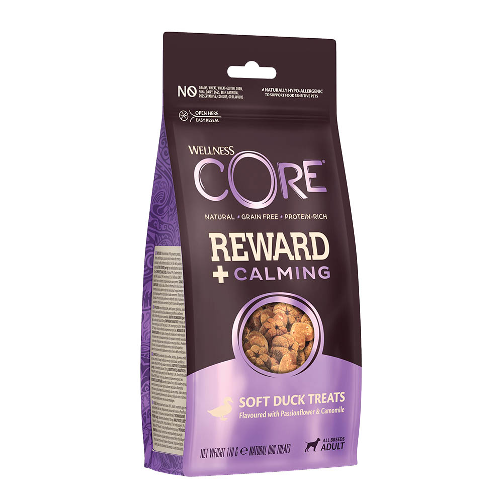 CORE Rewards+ calming hundgodis med kamomill och anka