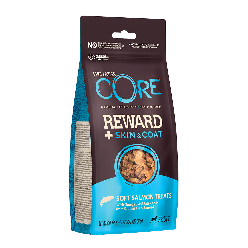 CORE Reward+ Skin & coat hundgodis med lax
