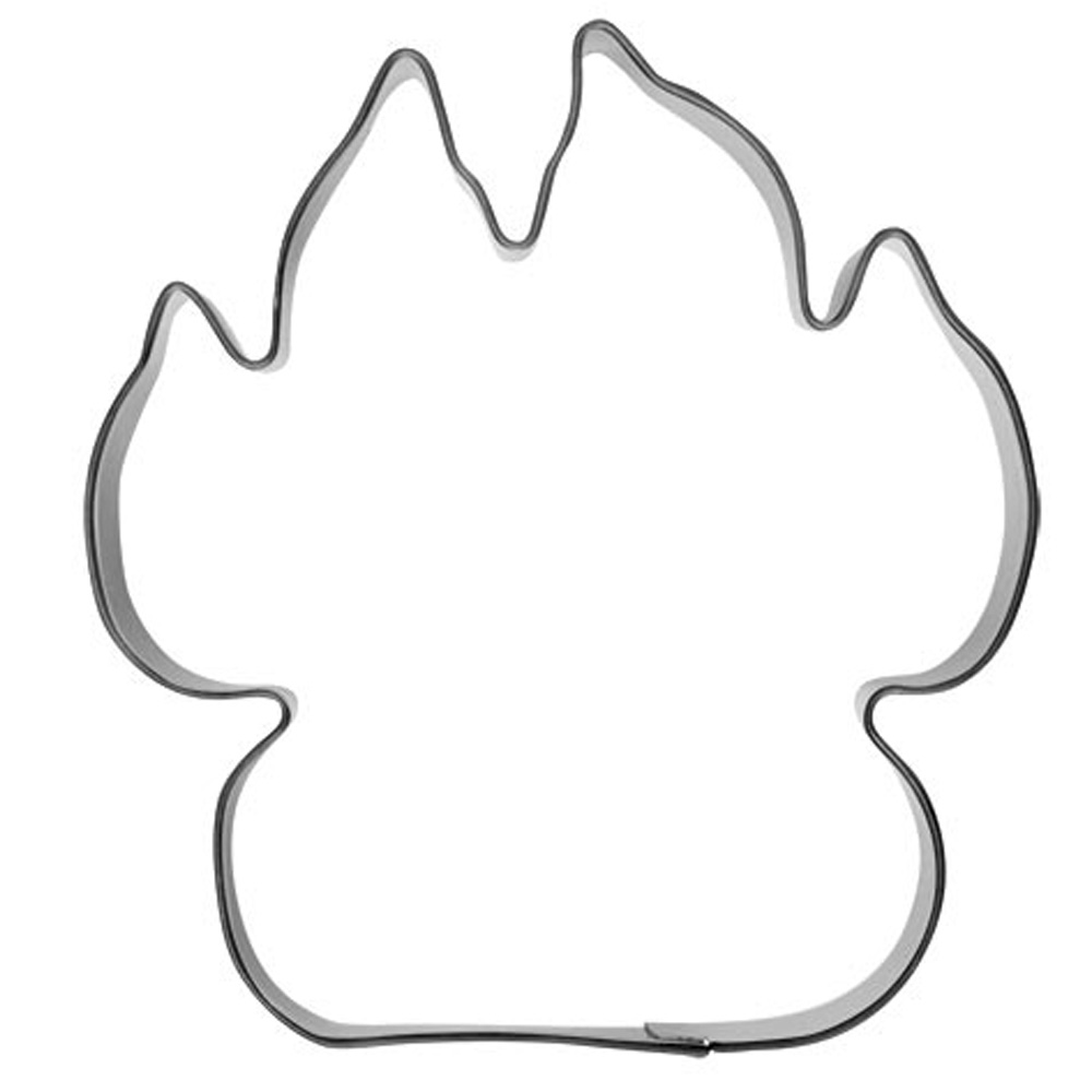 Gingerbread mold paw print