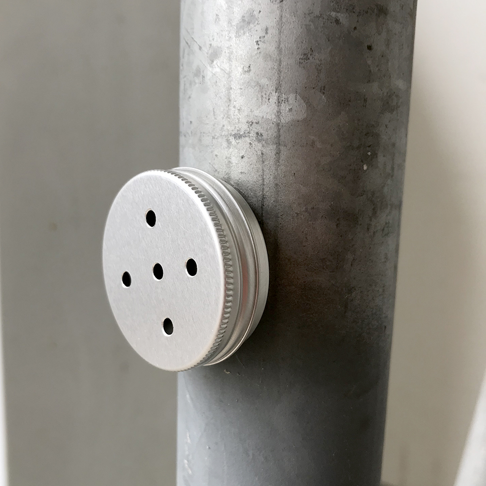Defekt aluminium behållare till nose work och specialsök. 3 st