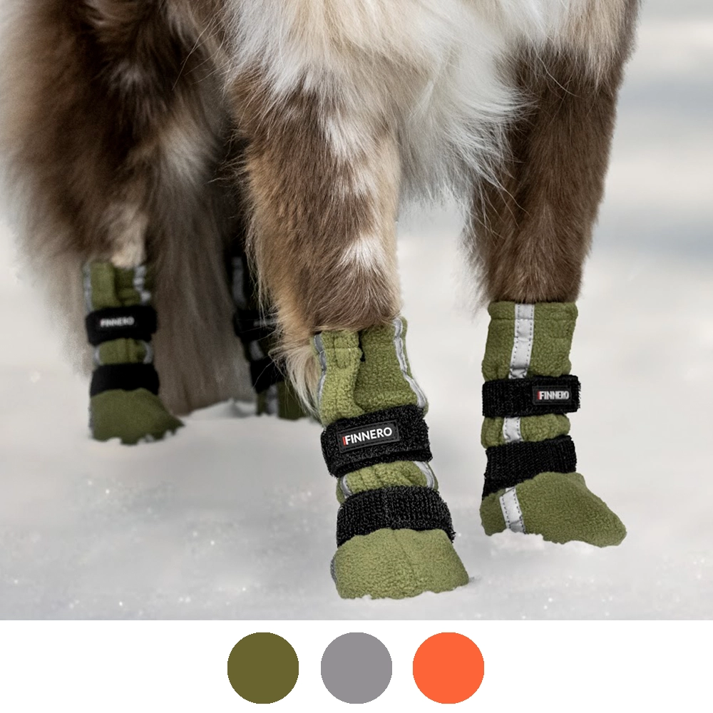 FinNero Halla reflective dog shoe 