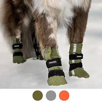 Halla reflective hundsockar 4-pack