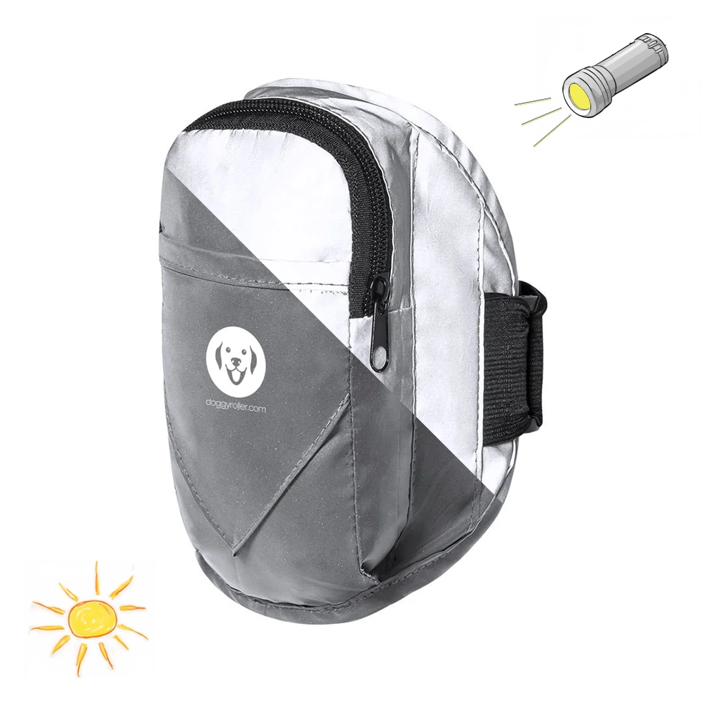 Reflective arm bag