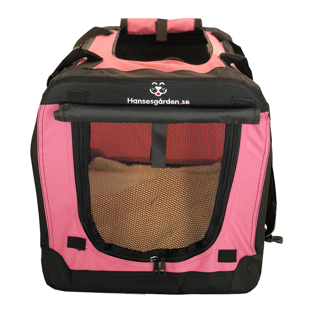 Pet soft crate -light pink - 5