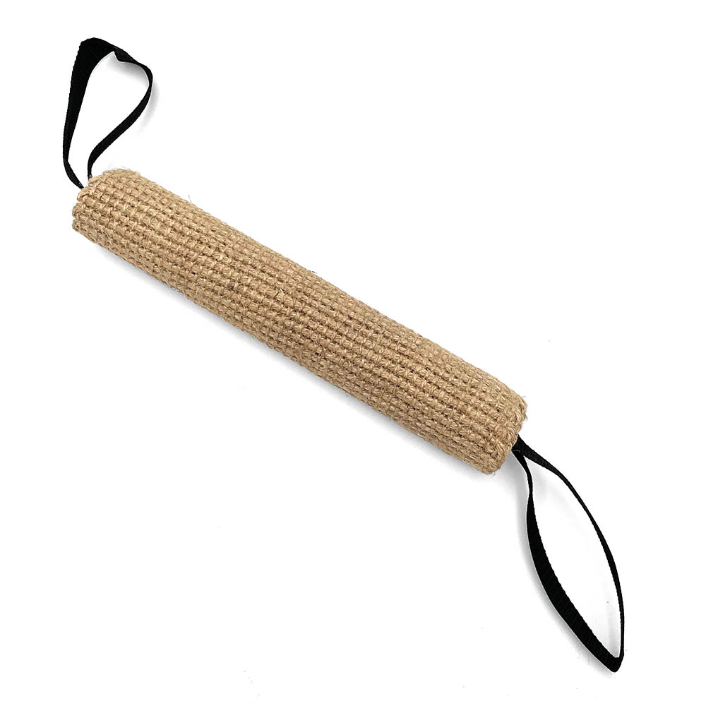 Playroll for dog in jute toy