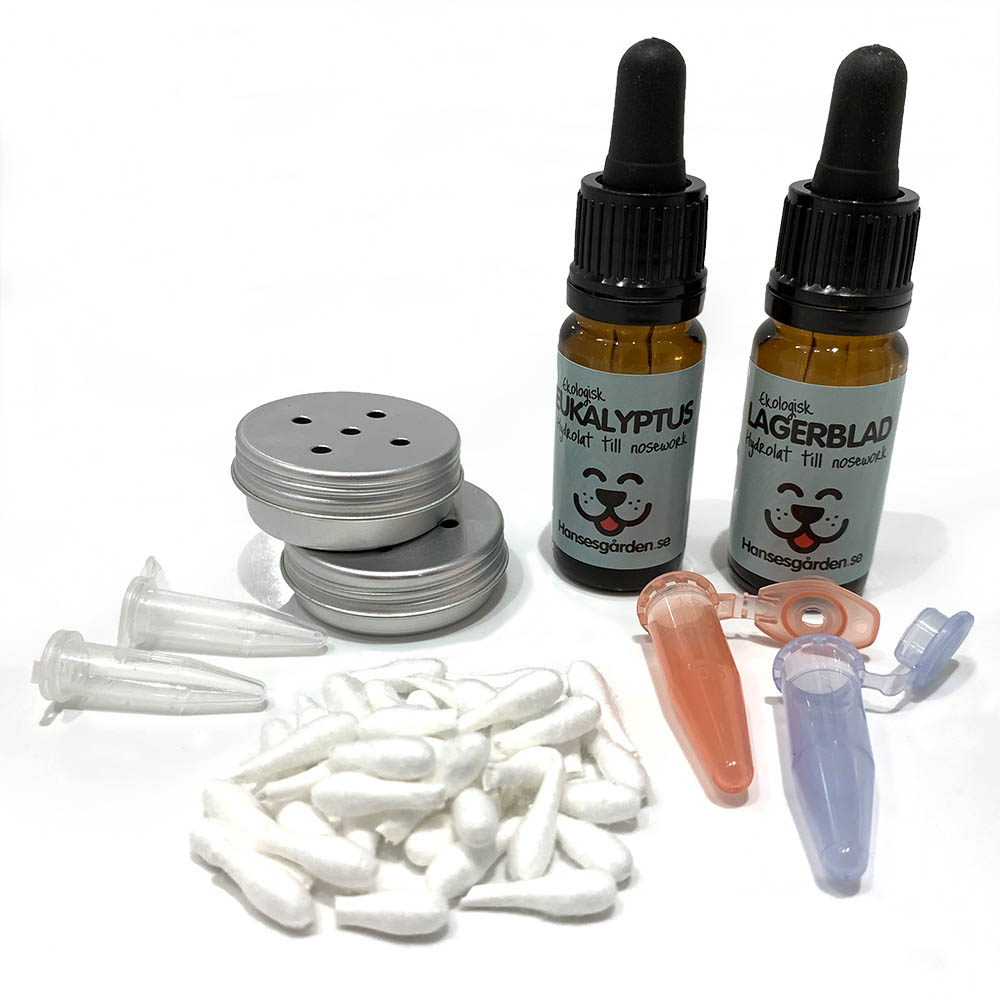 Nose work set Things for nosework training Hansesgården