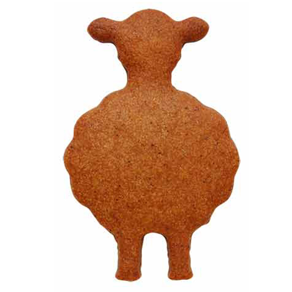 Baka pepparkakor som ser ut som får