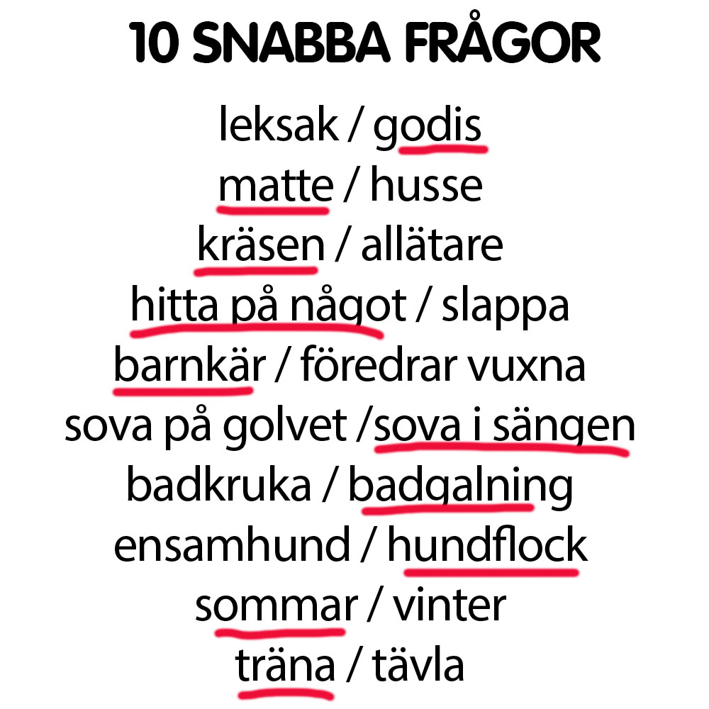 Snabba frågor Penny