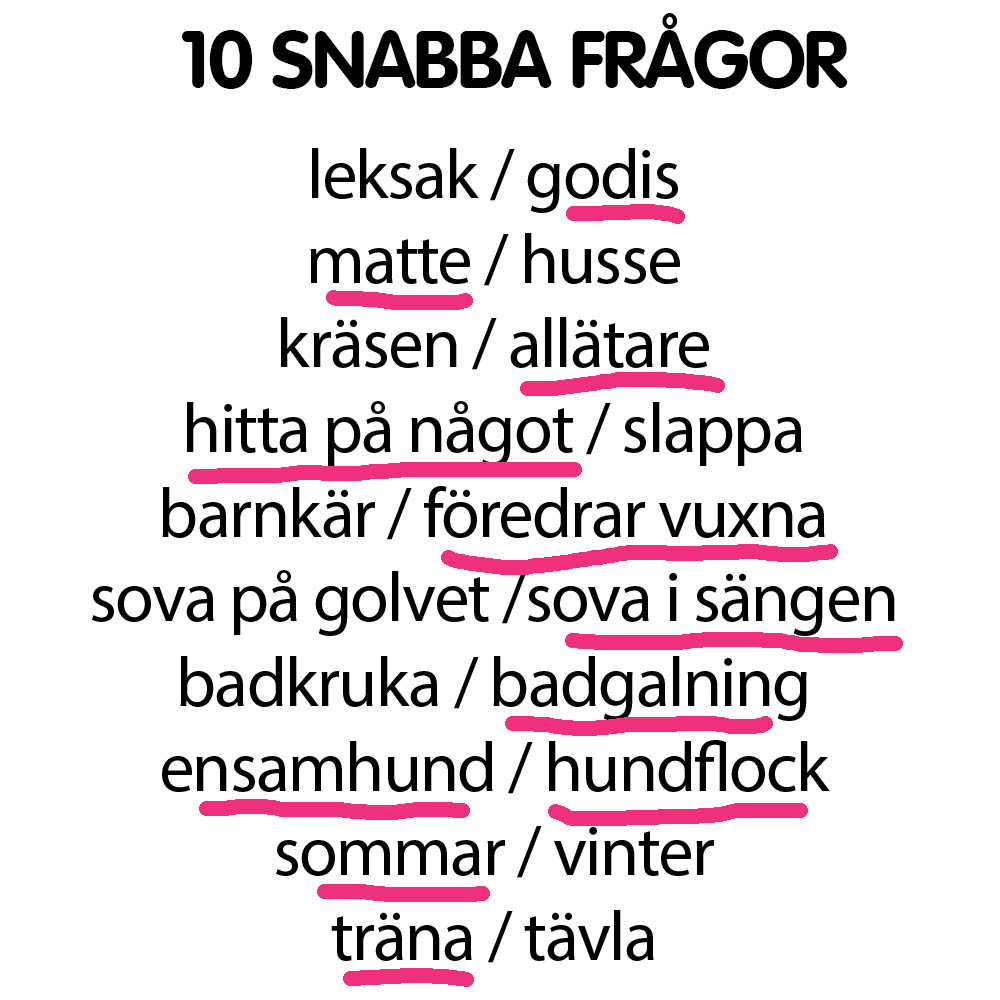 Snabba frågor Daisy