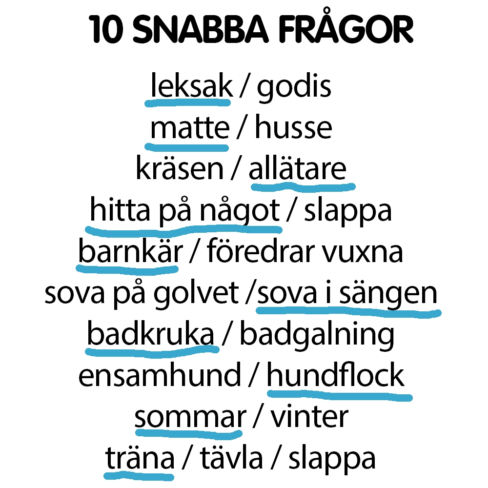 Snabba frågor Bianca