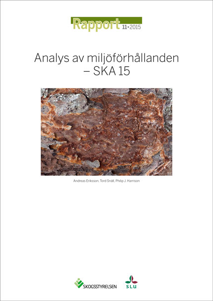 Rapport 2015:11 Analys av miljöförhållanden -SKA 15
