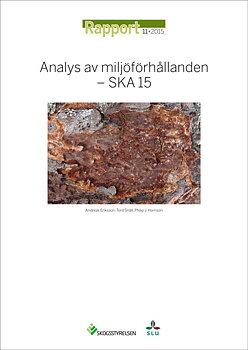 Rapport 2015:11 Analys av miljöförhållanden -SKA 15