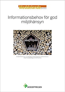 Meddelande 2015:5 Informationsbehov för god miljöhänsyn