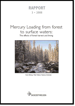 Rapport 2008:3 Mercury Loading from forest to surface waters: The effects of forest harvest and liming  