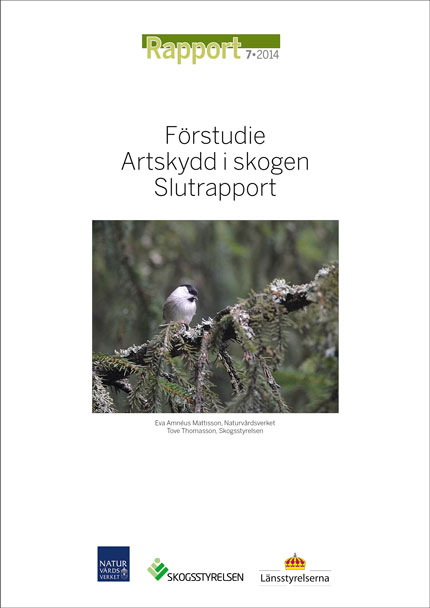 Rapport 2014:7 Förstudie-Artskydd i skogen-Slutrapport