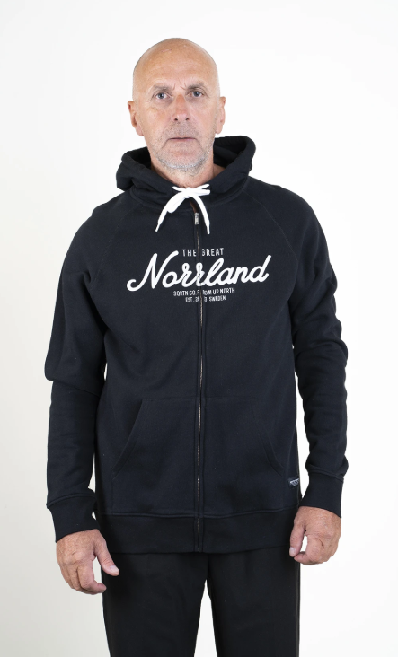SQRTN Great Norrland Zip- Hood Black