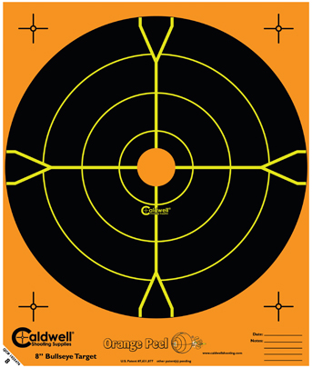 Caldwell Måltavla Orange Peel 8 Bullseye
