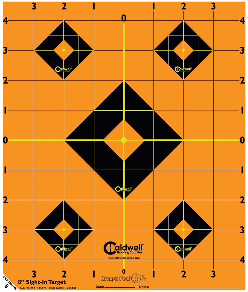 Caldwell Måltavla Orange Peel 8 Sight-In Target