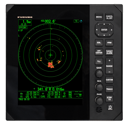 FR-12, 12" radardisplay för DRS antenner