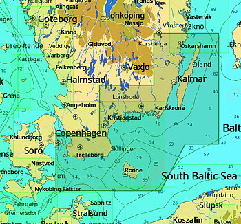 C-MAP Figelholm - Malmö M270,  MAX Sjökort