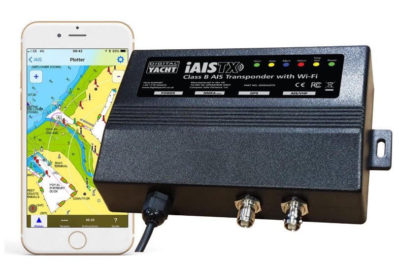 Digital Yacht iAISTX AIS transponder med GV30 VHF och GPS kombiantenn . - 2