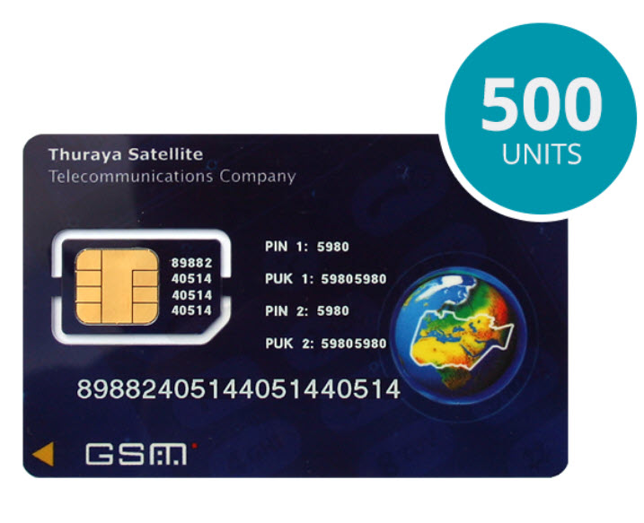 Thuraya SIM-kort Kontant - 3