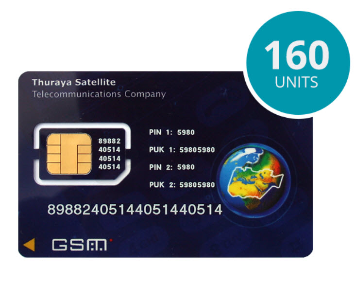 Thuraya SIM-kort Kontant - 2